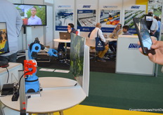 Demo setup for a robot of VBTI for in cucumber